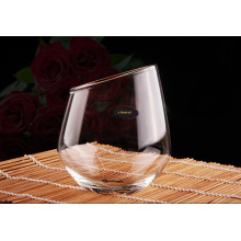 Creative Hand Made Glass Tea Cup Stemless Wine Glass for Wholesaler